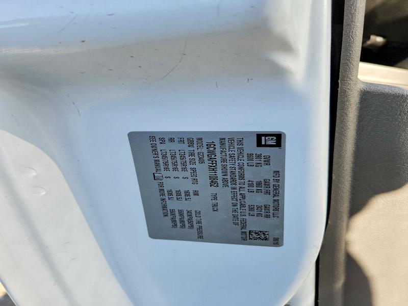 2017 Chevrolet Express G2500 მანქანა იყიდება აუქციონზე, vin: 1GCWGAFFXH1108462, აუქციონის ნომერი: 50333916