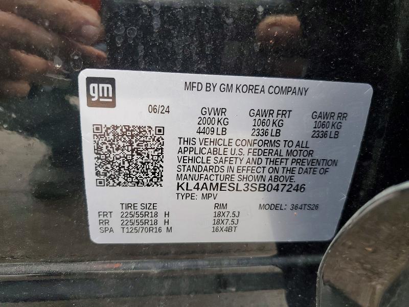 Aukcja sprzedaży 2025 Buick Encore Gx, vin: KL4AMESL3SB047246, numer aukcji: 51355186