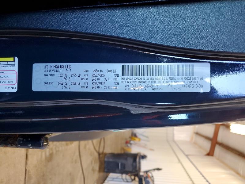 Продажа на аукционе авто 2017 Jeep Wrangler Unlimited, vin: 1C4BJWDG4HL617458, номер лота: 50756406
