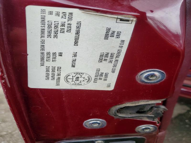 1996 Gmc Sierra მანქანა იყიდება აუქციონზე, vin: 1GTEK19R6TE504843, აუქციონის ნომერი: 49990546