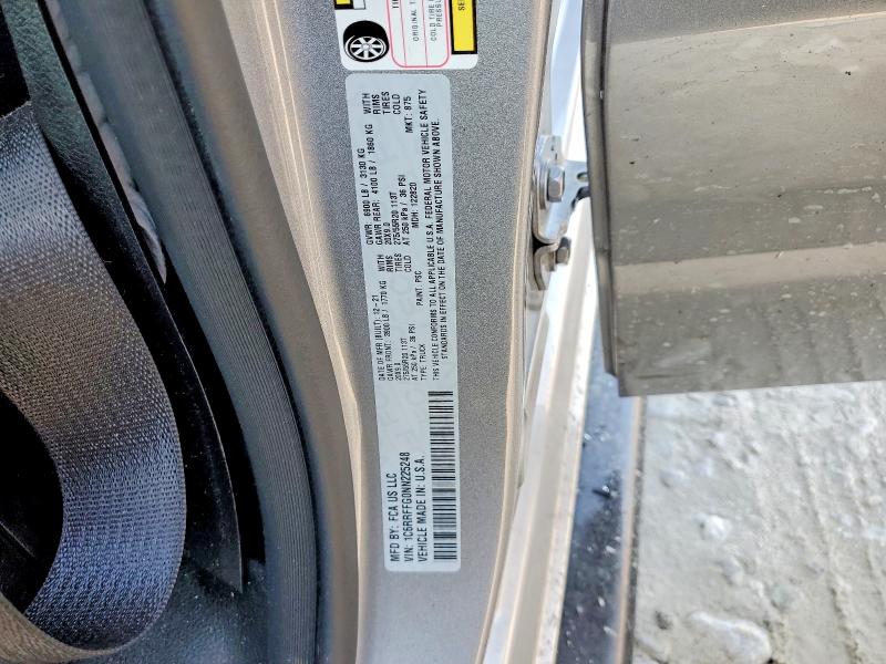 Продажа на аукционе авто 2022 Ram 1500, vin: 1C6RRFFG0NN225248, номер лота: 50858226