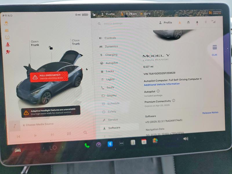Продажа на аукционе авто 2025 Tesla Model Y, vin: 7SAYGDED2SF259629, номер лота: 50362846