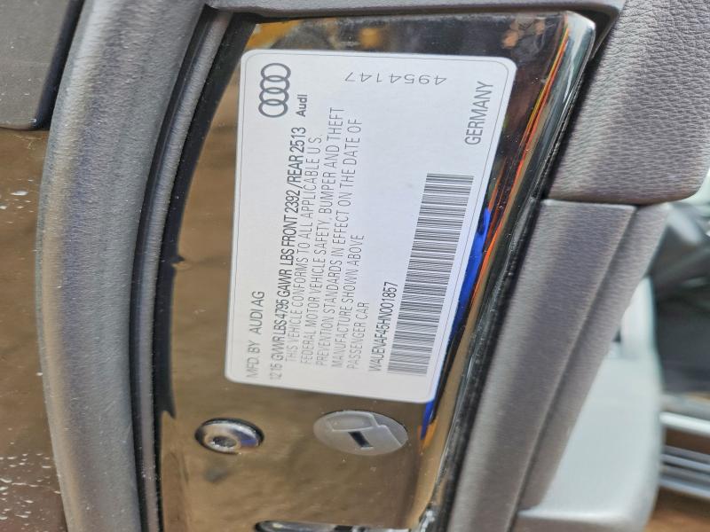 Aukcja sprzedaży 2017 Audi A4, vin: WAUENAF45HN001857, numer aukcji: 49341296