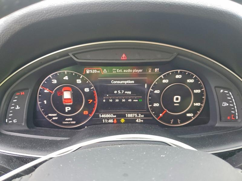2019 Audi Q7 მანქანა იყიდება აუქციონზე, vin: WA1VABF70KD022203, აუქციონის ნომერი: 48098026