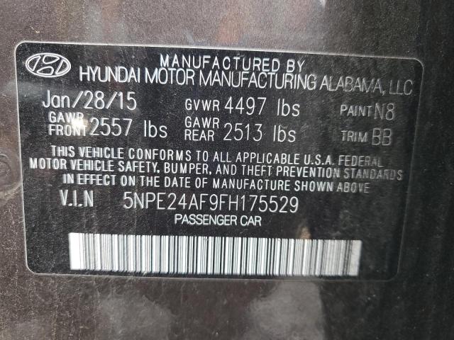 Aukcja sprzedaży 2015 Hyundai Sonata, vin: 5NPE24AF9FH175529, numer aukcji: 48799586