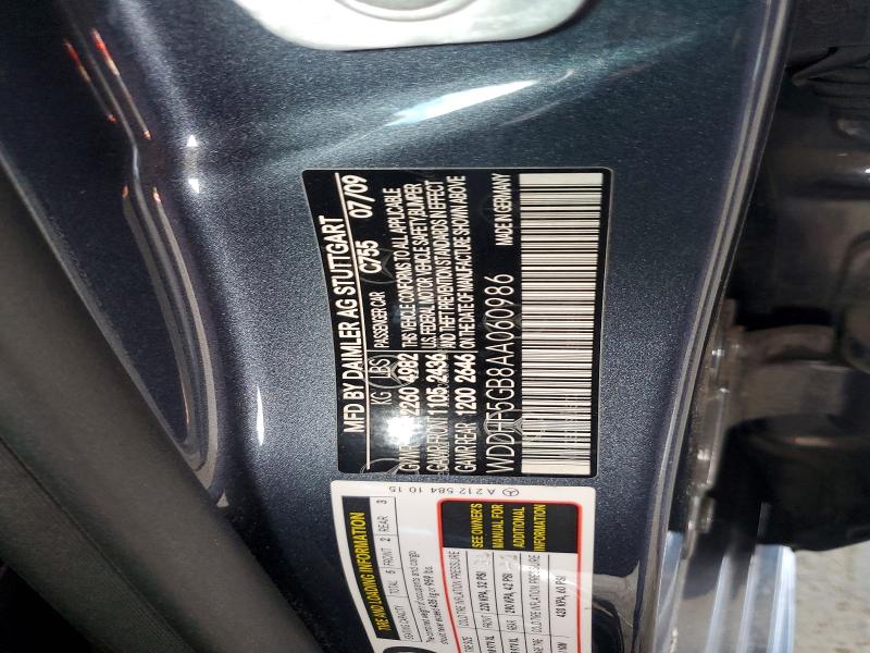 Продаж на аукціоні авто 2010 Mercedes-benz E, vin: WDDHF5GB8AA060986, номер лоту: 49779056