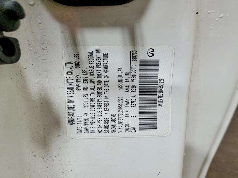 Aukcja sprzedaży 2017 Infiniti Q60, vin: JN1EV7EL2HM553226, numer aukcji: 49508876