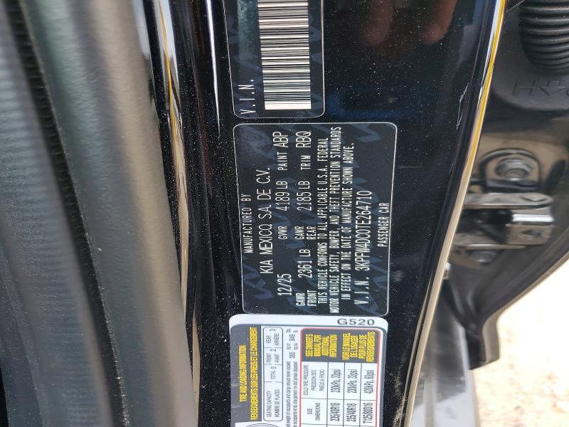 50809436 :رقم المزاد ، 3KPFW4DC0TE264710 vin ، 2026 Kia K4 مزاد بيع