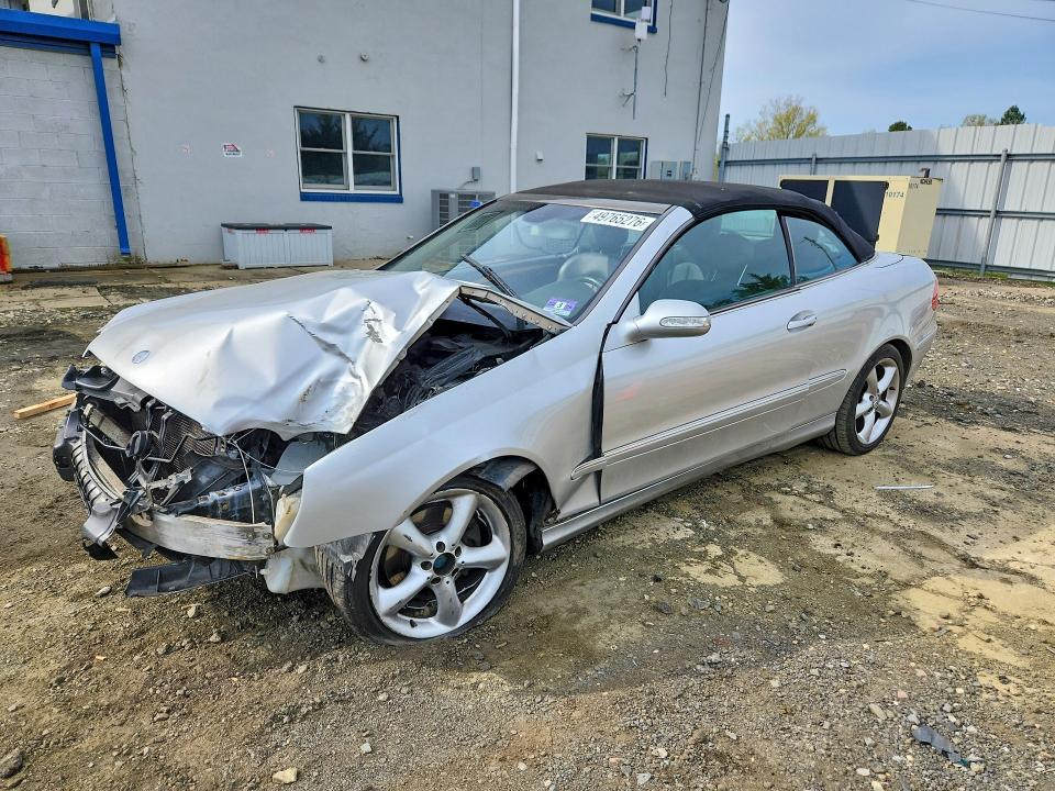 2005 Mercedes-benz Clk მანქანა იყიდება აუქციონზე, vin: WDBTK65G25T050869, აუქციონის ნომერი: 49765276