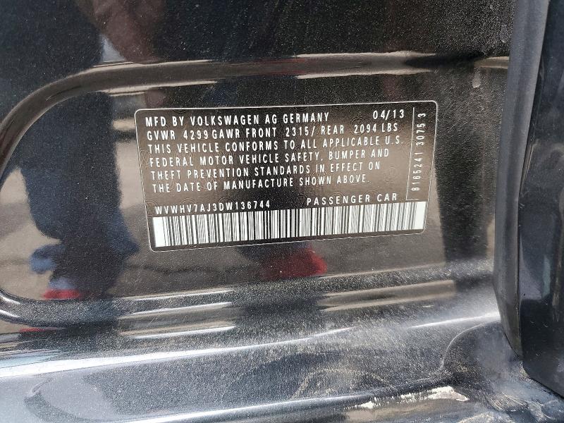 Aukcja sprzedaży 2013 Volkswagen Gti, vin: WVWHV7AJ3DW136744, numer aukcji: 51596686