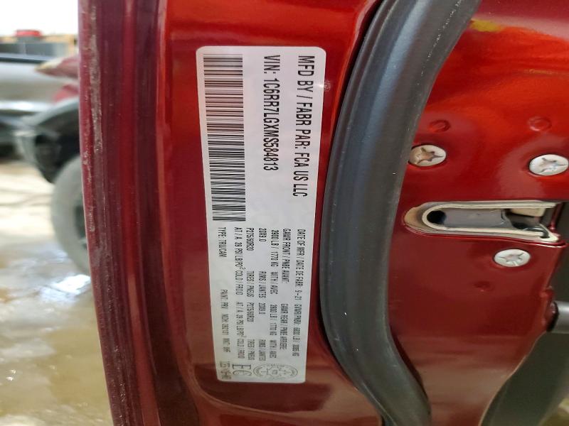 Aukcja sprzedaży 2021 Ram 1500 Classic, vin: 1C6RR7LGXMS584813, numer aukcji: 48695986