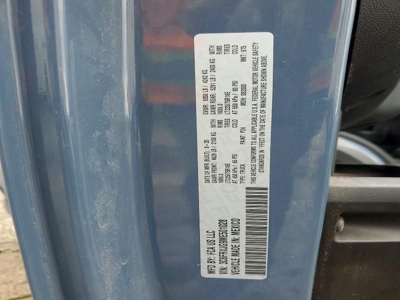 Продажа на аукционе авто 2021 Ram Promaster 3500, vin: 3C6FRVJG9ME501028, номер лота: 47615986