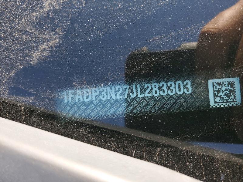 2018 Ford Focus მანქანა იყიდება აუქციონზე, vin: 1FADP3N27JL283303, აუქციონის ნომერი: 50460826