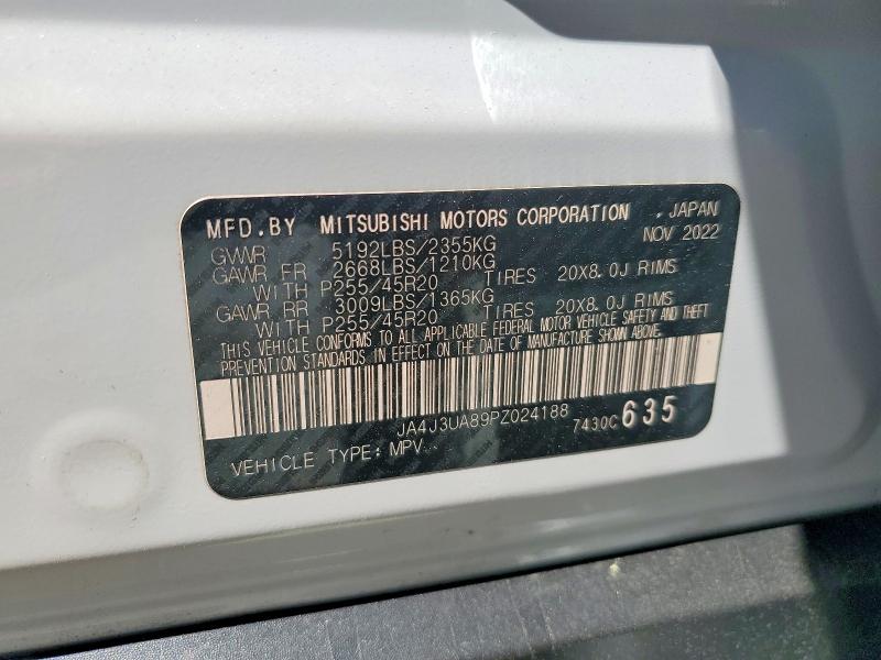 Aukcja sprzedaży 2023 Mitsubishi Outlander, vin: JA4J3UA89PZ024188, numer aukcji: 49398806