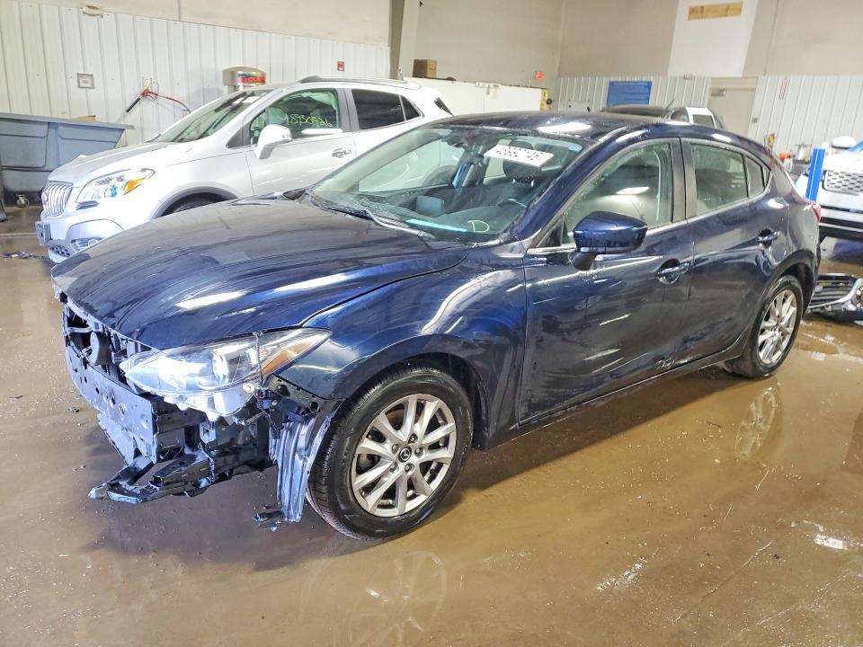 48992146 :رقم المزاد ، JM1BM1K78G1336495 vin ، 2016 Mazda 3 مزاد بيع