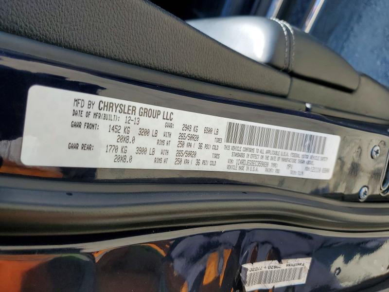 Auction sale of the 2014 Dodge Durango, vin: 1C4RDJEG5EC359020, lot number: 51038986