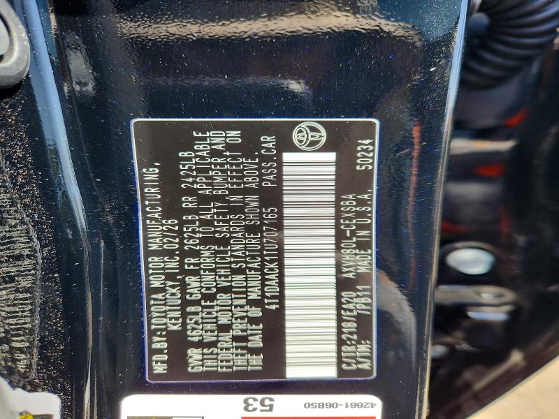 Aukcja sprzedaży 2026 Toyota Camry, vin: 4T1DAACK1TU707165, numer aukcji: 50462376