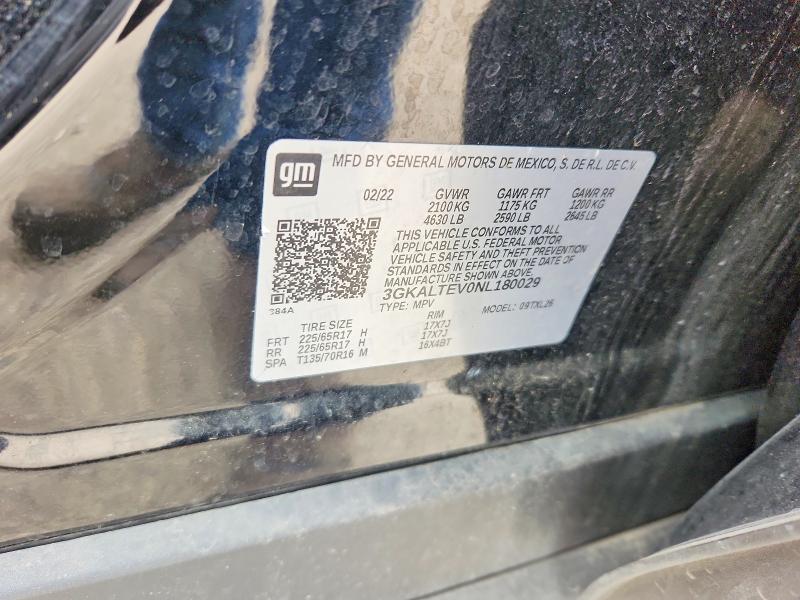 Продажа на аукционе авто 2022 Gmc Terrain, vin: 3GKALTEV0NL180029, номер лота: 77011335