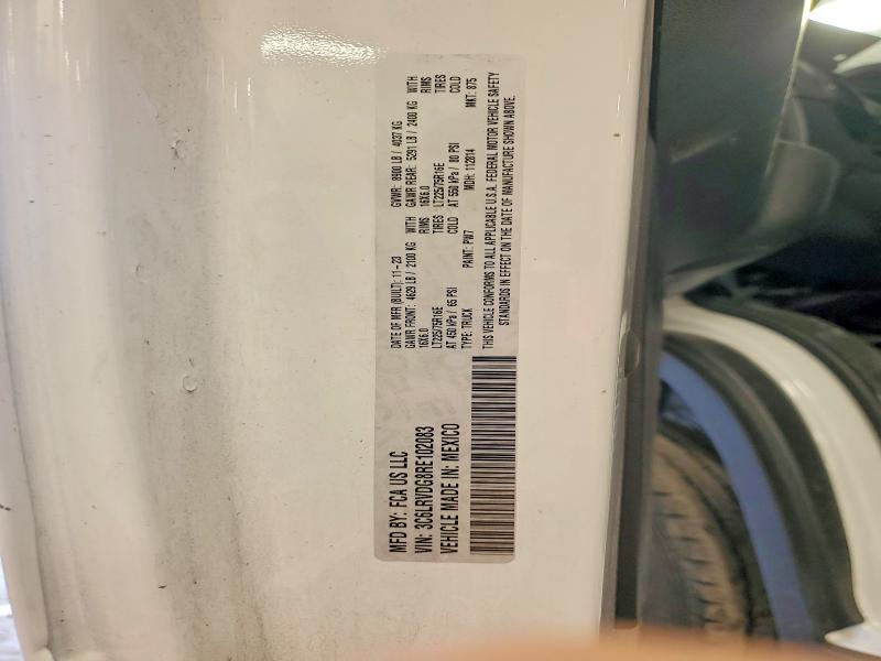Aukcja sprzedaży 2024 Ram Promaster 2500, vin: 3C6LRVDG8RE102083, numer aukcji: 51087266