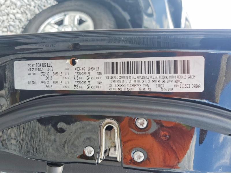 Продаж на аукціоні авто 2018 Ram 2500, vin: 3C6UR5CL2JG396737, номер лоту: 48637166