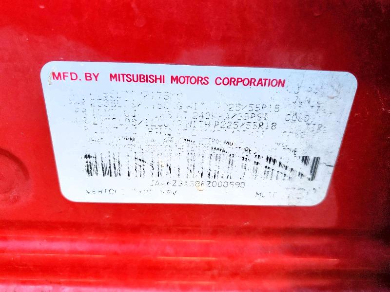 Продаж на аукціоні авто 2015 Mitsubishi Outlander, vin: JA4AZ3A38FZ000590, номер лоту: 50489146