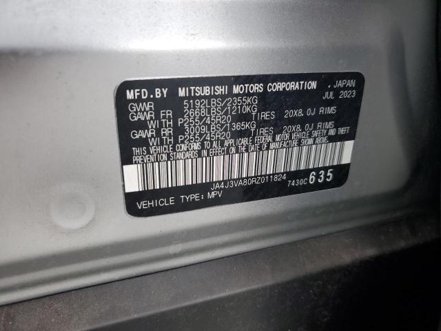 Продаж на аукціоні авто 2024 Mitsubishi Outlander, vin: JA4J3VA80RZ011824, номер лоту: 48754186