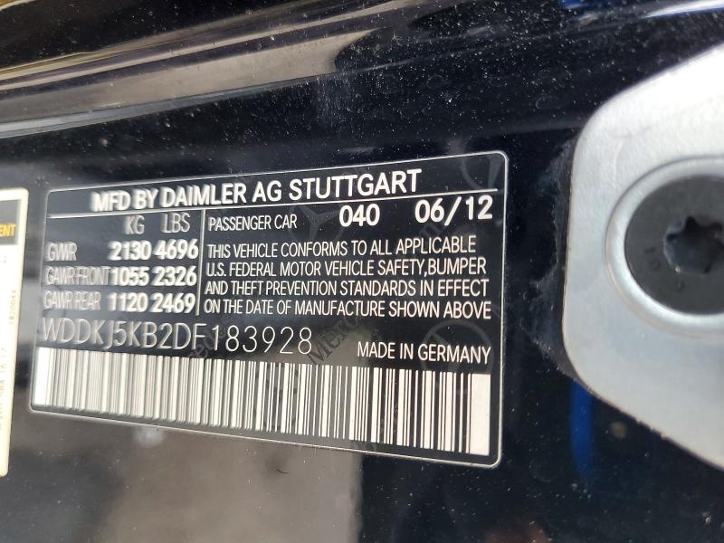 Продажа на аукционе авто 2013 Mercedes-benz Mbnz, vin: WDDKJ5KB2DF183928, номер лота: 49254956