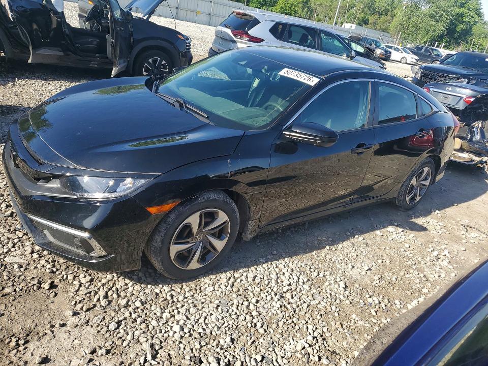50735726 :رقم المزاد ، 19XFC2F66ME001594 vin ، 2021 Honda Civic مزاد بيع