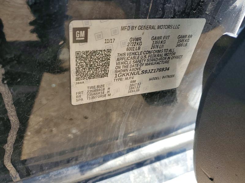 Продажа на аукционе авто 2018 Gmc Acadia, vin: 1GKKNULS9JZ176934, номер лота: 48138436