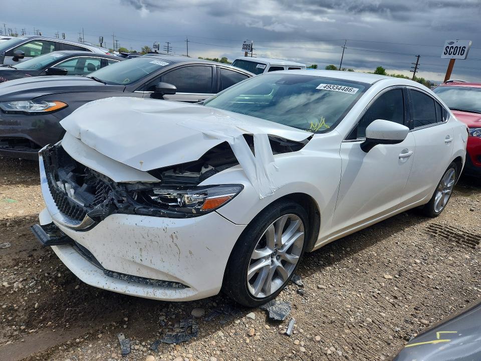 2018 Mazda 6 მანქანა იყიდება აუქციონზე, vin: JM1GL1UM7J1330092, აუქციონის ნომერი: 49334486