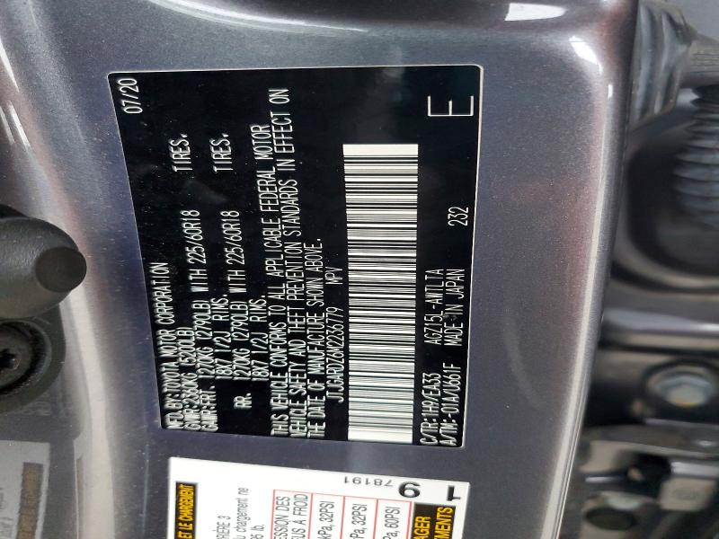 Aukcja sprzedaży 2021 Lexus Nx 300, vin: JTJGARDZ6M2236779, numer aukcji: 51464686