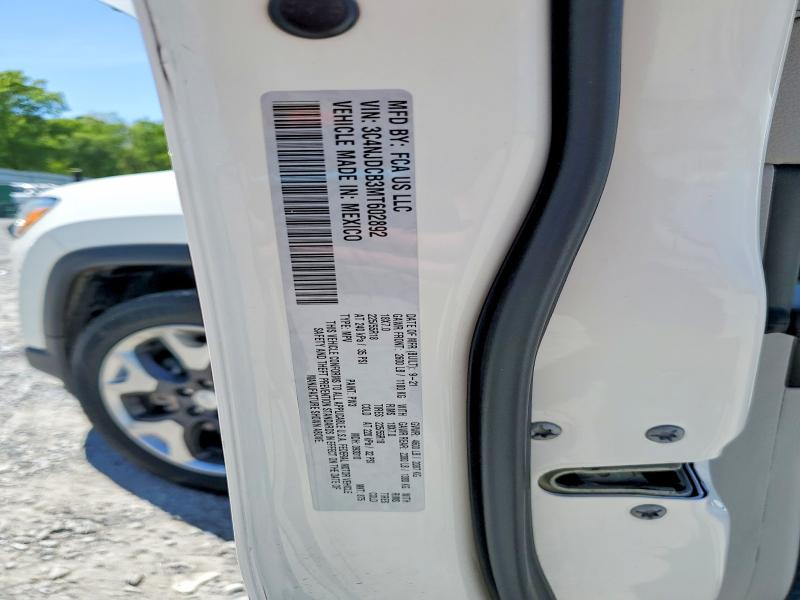 Продаж на аукціоні авто 2021 Jeep Compass, vin: 3C4NJDCB3MT602892, номер лоту: 49295426