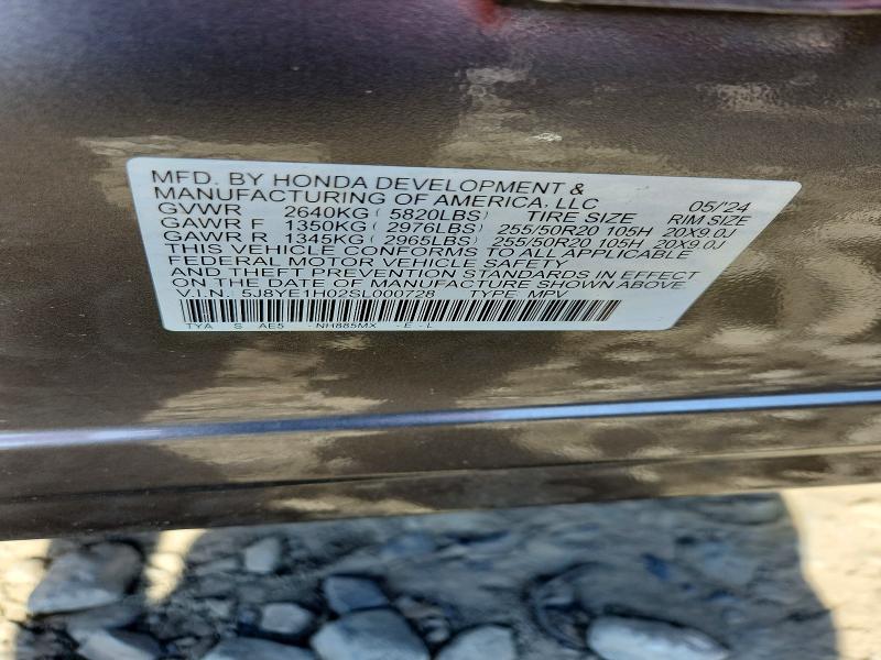 Auction sale of the 2025 Acura Mdx, vin: 5J8YE1H02SL000728, lot number: 49507636