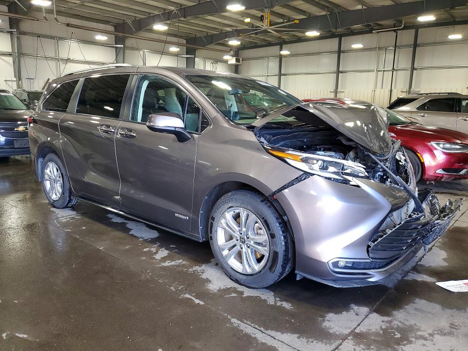 Продаж на аукціоні авто 2021 Toyota Sienna, vin: 5TDESKFC8MS030590, номер лоту: 50901146