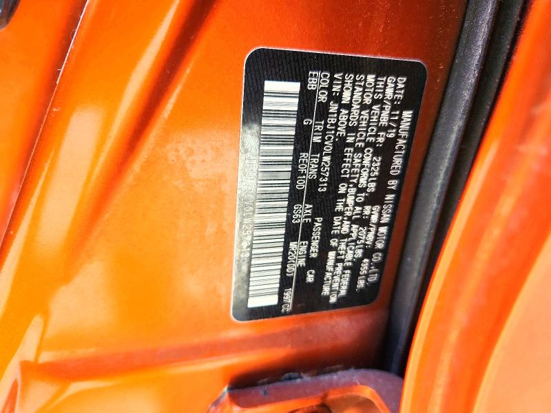49607476 :رقم المزاد ، JN1BJ1CV0LW257313 vin ، 2020 Nissan Rogue Sport مزاد بيع