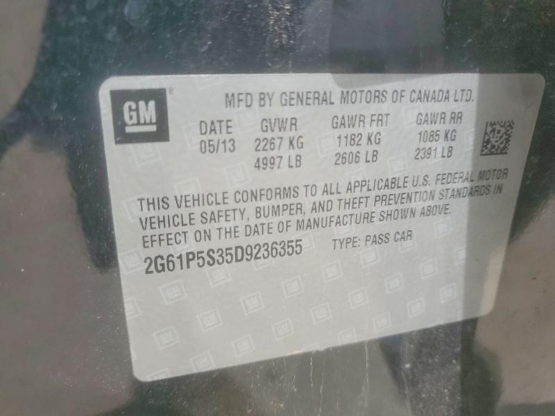 Продаж на аукціоні авто 2013 Cadillac Xts, vin: 2G61P5S35D9236355, номер лоту: 48971786