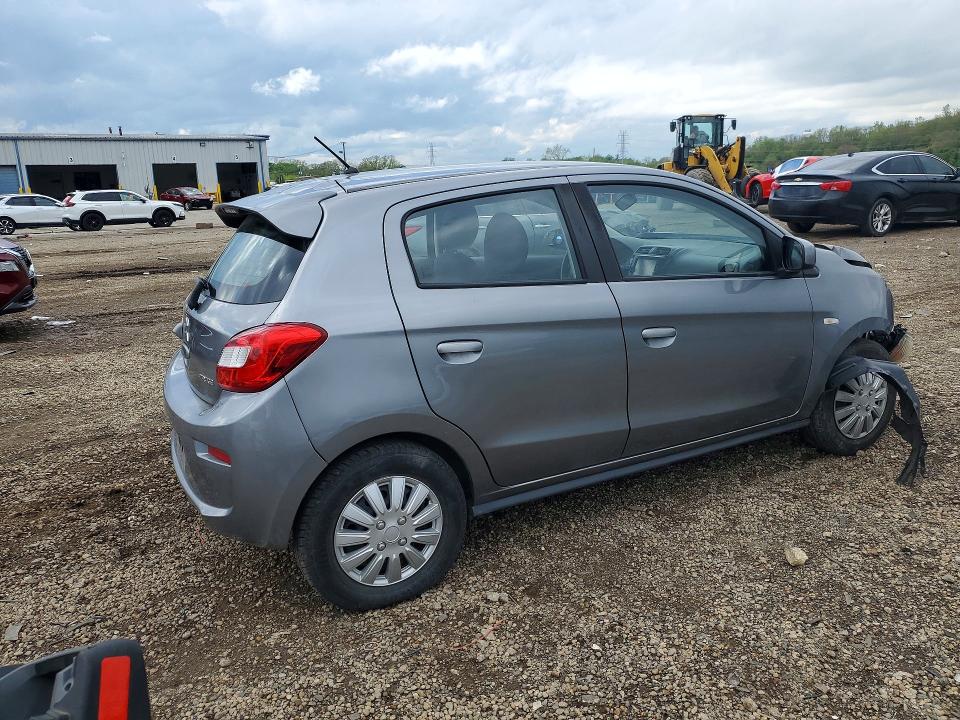 2019 Mitsubishi Mirage მანქანა იყიდება აუქციონზე, vin: ML32A3HJ3KH013689, აუქციონის ნომერი: 50430896