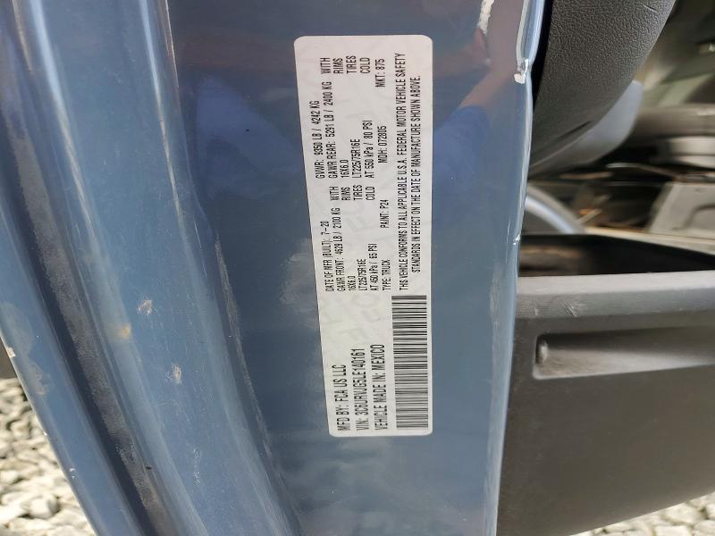 Aukcja sprzedaży 2020 Ram Promaster 3500, vin: 3C6URVJG5LE140161, numer aukcji: 61809116