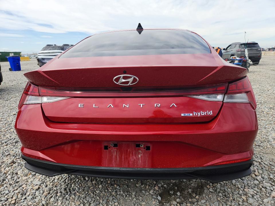 2021 Hyundai Elantra Hybrid მანქანა იყიდება აუქციონზე, vin: KMHLM4AJXMU009413, აუქციონის ნომერი: 48912156