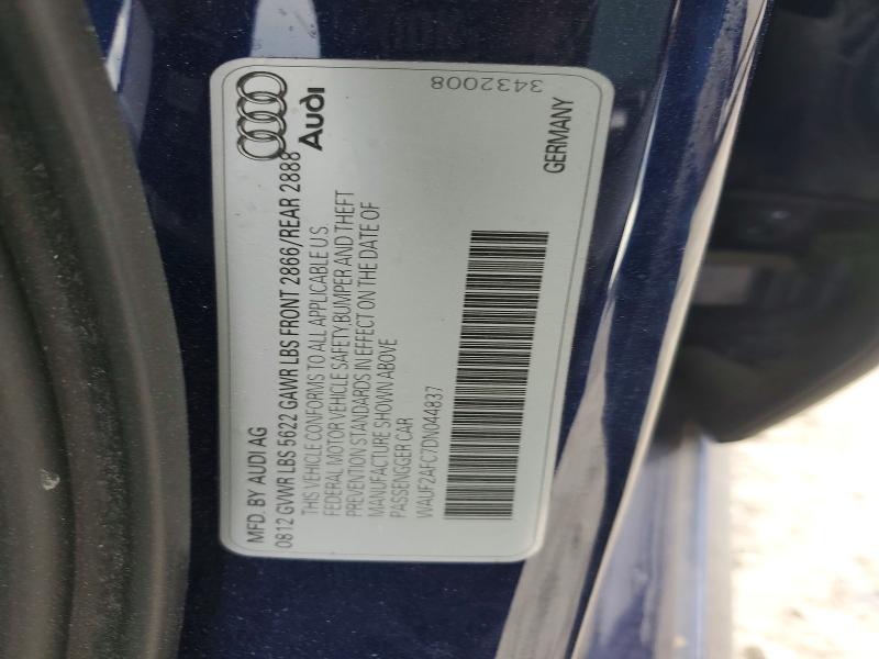 Aukcja sprzedaży 2013 Audi S6, vin: WAUF2AFC7DN044837, numer aukcji: 48317096
