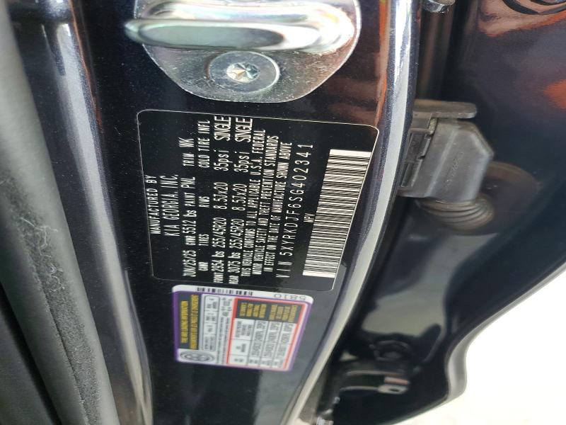 51934286 :رقم المزاد ، 5XYRKDJF6SG402341 vin ، 2025 Kia Sorento مزاد بيع