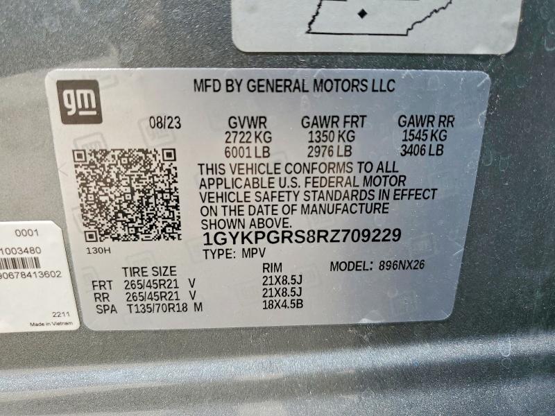 Aukcja sprzedaży 2024 Cadillac Xt6, vin: 1GYKPGRS8RZ709229, numer aukcji: 49394316