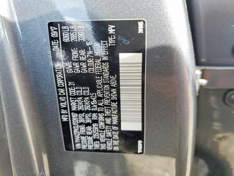 49940676 :رقم المزاد ، YV4A22PK0J1328187 vin ، 2018 Volvo Xc90 مزاد بيع