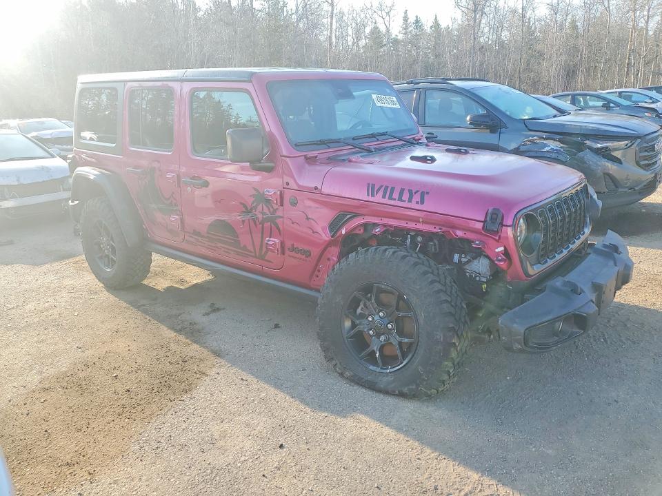 49916166 :رقم المزاد ، 1C4PJXDG3RW318135 vin ، 2024 Jeep Wrangler مزاد بيع
