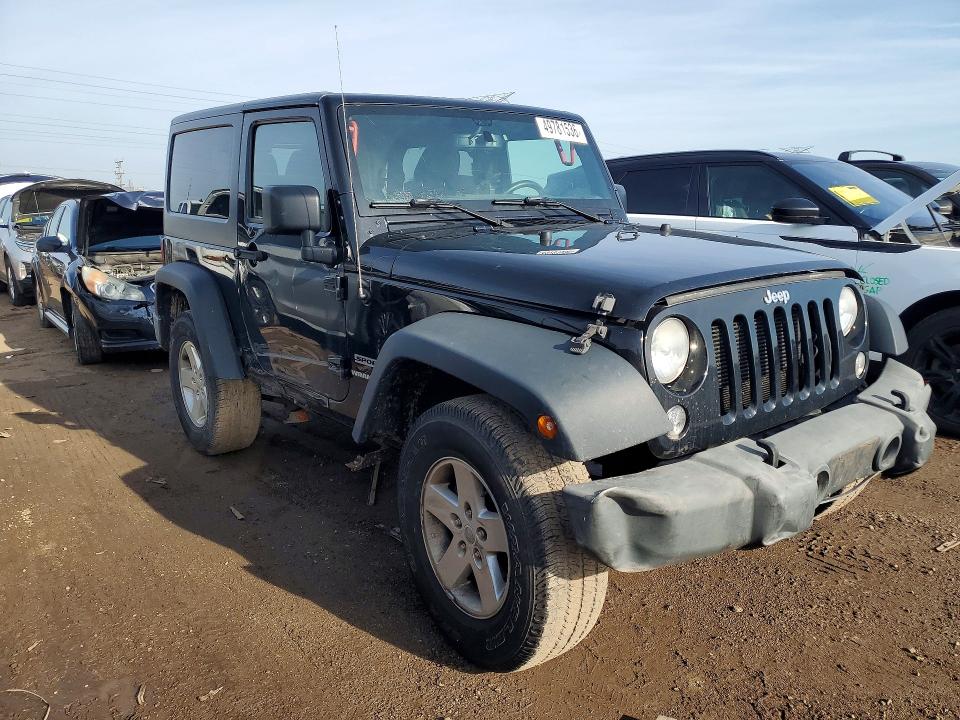 Продаж на аукціоні авто 2015 Jeep Wrangler, vin: 1C4AJWAGXFL520875, номер лоту: 49781536