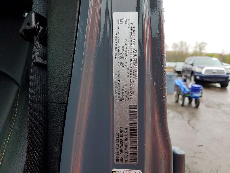Aukcja sprzedaży 2025 Jeep Gladiator, vin: 1C6PJTAG5SL542597, numer aukcji: 49920466