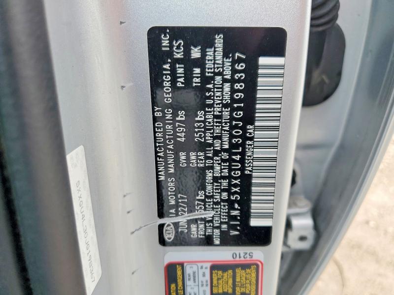 Aukcja sprzedaży 2018 Kia Optima, vin: 5XXGU4L30JG198367, numer aukcji: 49578696