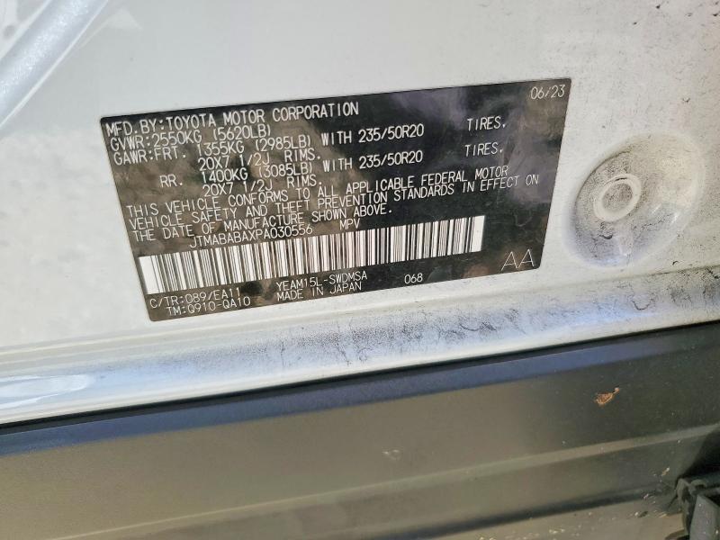 Aukcja sprzedaży 2023 Subaru Solterra, vin: JTMABABAXPA030556, numer aukcji: 50338916