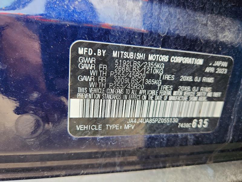 Aukcja sprzedaży 2023 Mitsubishi Outlander, vin: JA4J4UA85PZ055130, numer aukcji: 49862316