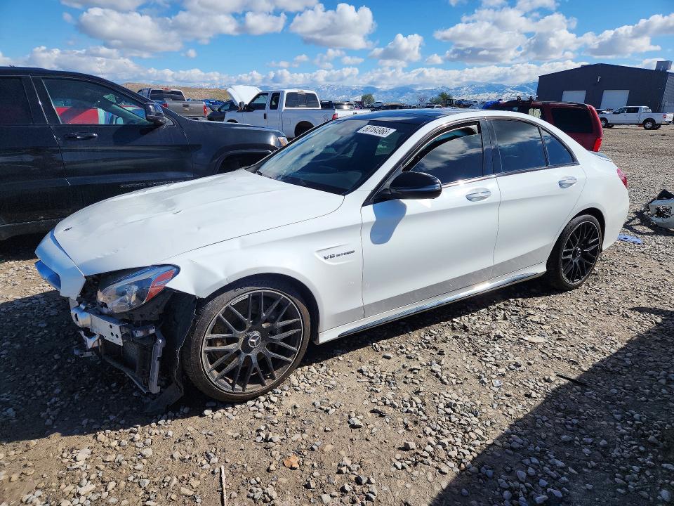 2017 Mercedes-benz C მანქანა იყიდება აუქციონზე, vin: 55SWF8GB1HU199506, აუქციონის ნომერი: 50164966